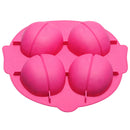 Silicone Brain Shape Ice Freeze Cube Tray Mold