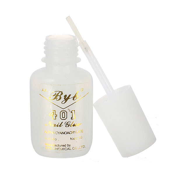 10g Long Lasting Practical 401 Nail Art Salon Glue Brush On
