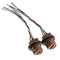 A Pair 7443 LED Bulb Brake Light Socket Harness Wire Plugs
