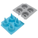 Silicone Shark Fin Ice Tray Cube Freeze Maker Chocolate Mold Mold