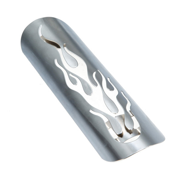 Flame Exhaust Pipe Heat Insulation Shield Guard Cruiser Motorcycle