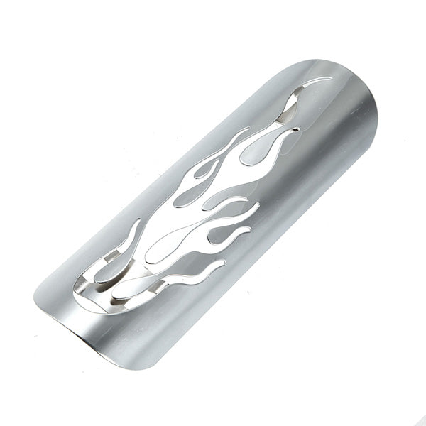 Flame Exhaust Pipe Heat Insulation Shield Guard Cruiser Motorcycle