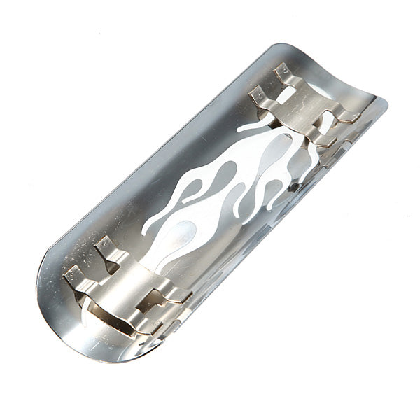 Flame Exhaust Pipe Heat Insulation Shield Guard Cruiser Motorcycle