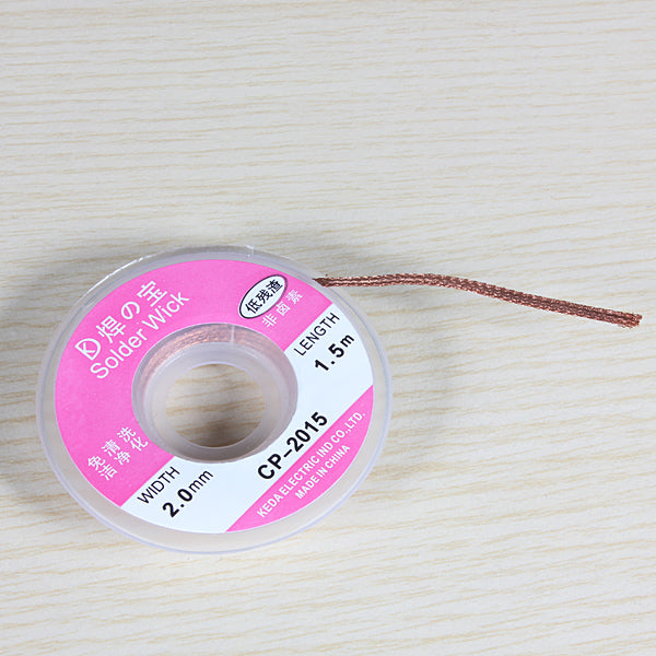 2.0mm 0.75m Desoldering Braid Solder Remover Wick Cable Wire