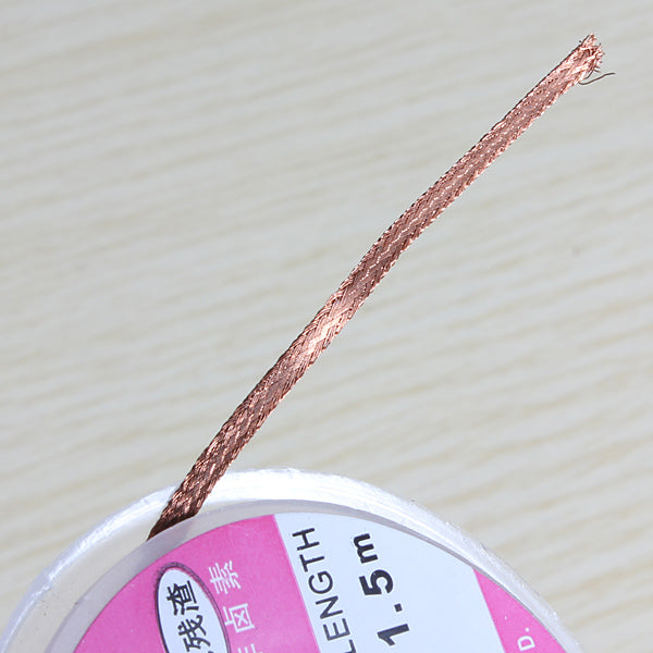 2.0mm 0.75m Desoldering Braid Solder Remover Wick Cable Wire