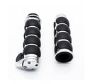 7/8 Inch Motorcycle Billet Aluminum Black Handlebar Hand Grips