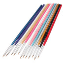 12 pcs Nail Art Design Brush Fine Details Tips Drawing Set