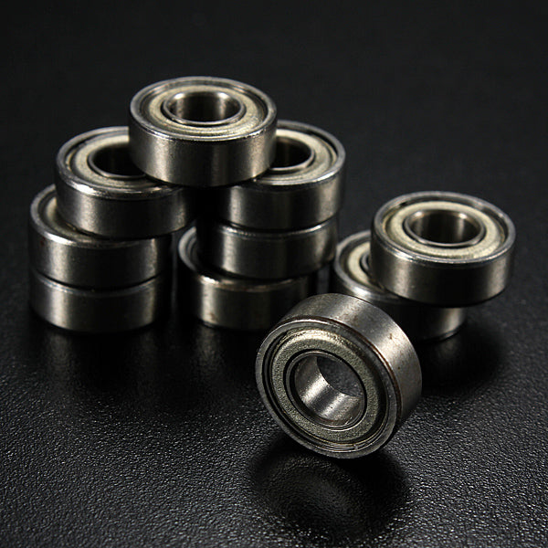 10Pcs 11x5x4mm Steel Shielded Deep Groove Ball Bearing MR115ZZ