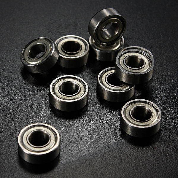 10Pcs 11x5x4mm Steel Shielded Deep Groove Ball Bearing MR115ZZ