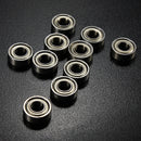 10Pcs 11x5x4mm Steel Shielded Deep Groove Ball Bearing MR115ZZ