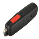 Uncut Remote Flip Key Fob Transmitter 4 Buttons for VW Jetta Golf