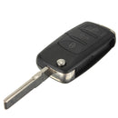 Uncut Remote Flip Key Fob Transmitter 4 Buttons for VW Jetta Golf