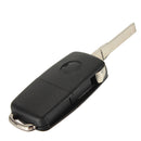 Uncut Remote Flip Key Fob Transmitter 4 Buttons for VW Jetta Golf