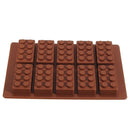 Brick Pattern Silicone Ice Cube Jelly Tray Maker Chocolate Mold