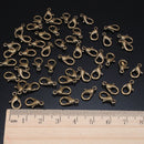 50pcs Lobster Clasps Claw DIY Jewelry Fastener Hook Findings 12mm