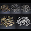 50pcs Lobster Clasps Claw DIY Jewelry Fastener Hook Findings 12mm