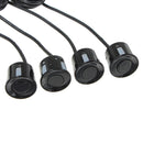 4 Parking Sensors Car Reverse Backup Front Rear LCD Display System Radar Alarm