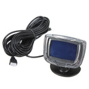 4 Parking Sensors Car Reverse Backup Front Rear LCD Display System Radar Alarm