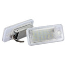 Pair 18 LED License Plate Lights for Audi A3 S3 A4 B6 B7 A6 S6 Q7