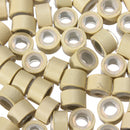 App 80 pcs Silicone Feather Hair Extension Tool Beads Micro Link Ring