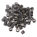 App 80 pcs Silicone Feather Hair Extension Tool Beads Micro Link Ring