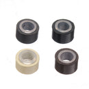 App 80 pcs Silicone Feather Hair Extension Tool Beads Micro Link Ring