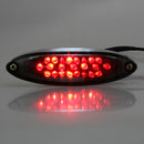 Universal Motorcycle Bike Atv 28 LED Tail Brake License Plate Light