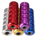 5 Colors Aluminum Tattoo Machine Gun Grip Tube Kit with Backstem