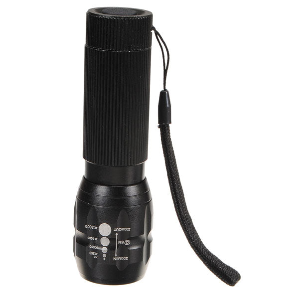 Q5 500LM 3Modes Zoomable Mini LED Flashlight AAA