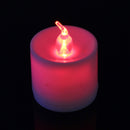 7 Color LED Monochrome Flash Candle Light Flicker Electronic Flameless