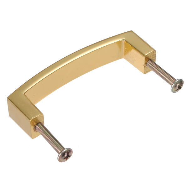 Cabinet Wardrobe Crystal Glass Diamond Square Knob Pull Handle