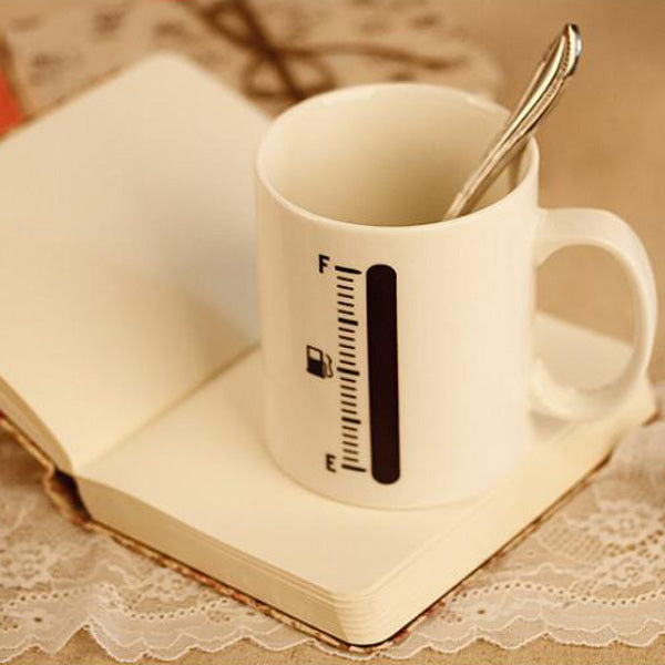 Magic Color Changing Cup Thermometer Coffee Mug Tank Up Mugs