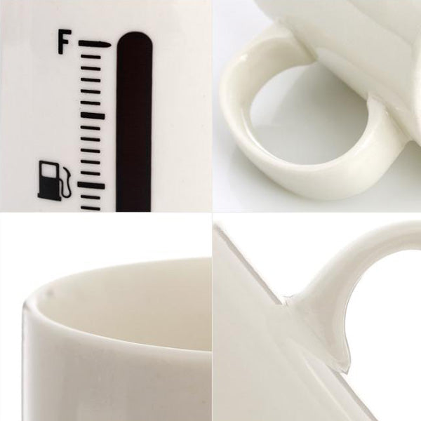 Magic Color Changing Cup Thermometer Coffee Mug Tank Up Mugs
