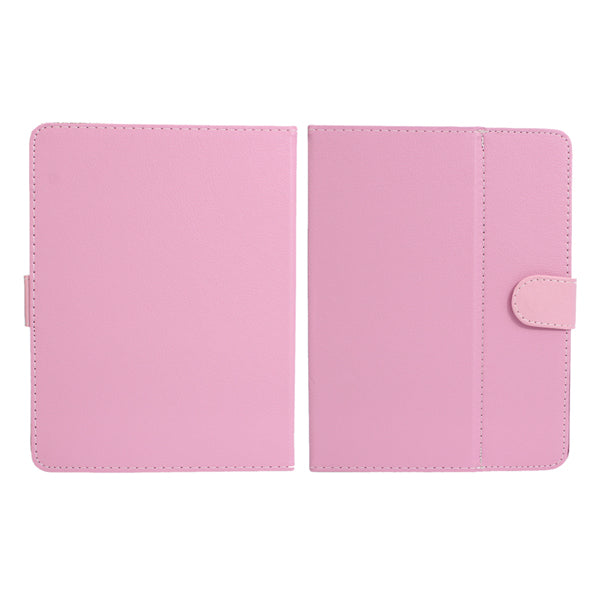 Folio Leather Case Pouch With Folding Stand For 8 Inch Tablet