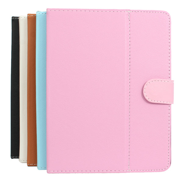 Folio Leather Case Pouch With Folding Stand For 8 Inch Tablet