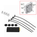 1X(Electric Fan Mounting Kit Tie Rod Kit Bracket for Chevy Ford Mopar Sbc B