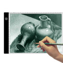 1X(A4 Light Box Tracer With Scale Ultra-Thin Usb Dimmable Brightness Led Ar