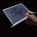 1X(A4 Light Box Tracer With Scale Ultra-Thin Usb Dimmable Brightness Led Ar