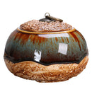 Pet Cremation Ceramics Memorial Urn Jar for Cat Dog Ashes Keepsake Storage Box