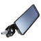 8mm/10mm Motorcycle Review Mirrors Blue Glass Lens Chrome Rrectangle