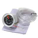 Carbon Fiber Face Mechanical Boost Vacuum Gauge Autometer 2
