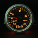 Carbon Fiber Face Mechanical Boost Vacuum Gauge Autometer 2