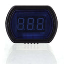 Mini Car LCD Battery Voltage Meter Monitor 12V Black