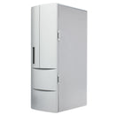 USB Portable Mini Cooling And Heating Fridge Silver Refrigerator Frig