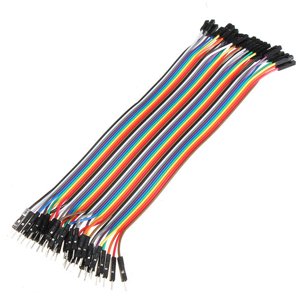 40pcs 20cm Male To Female Jumper Cable Dupont Wire For