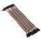 40pcs 20cm Male To Female Jumper Cable Dupont Wire For