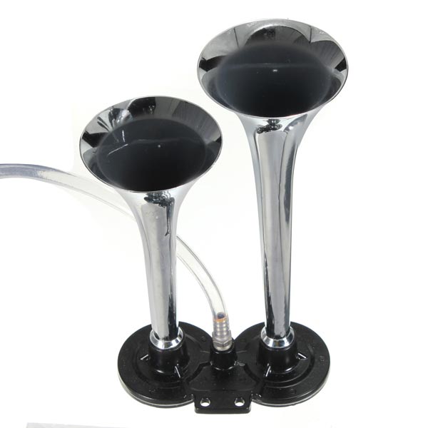 Chrome Air Horn Trumper for Truck Mega Train 12V 135db Super Loud