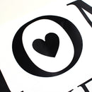 Home Is Where Heart Is Quote Wall Stickers PVC Removable ZY8123