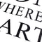 Home Is Where Heart Is Quote Wall Stickers PVC Removable ZY8123