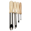 4 Pcs Round Hole Cutter Stainless Steel Circle Shaping Pottery Clay Sculpture Tools
